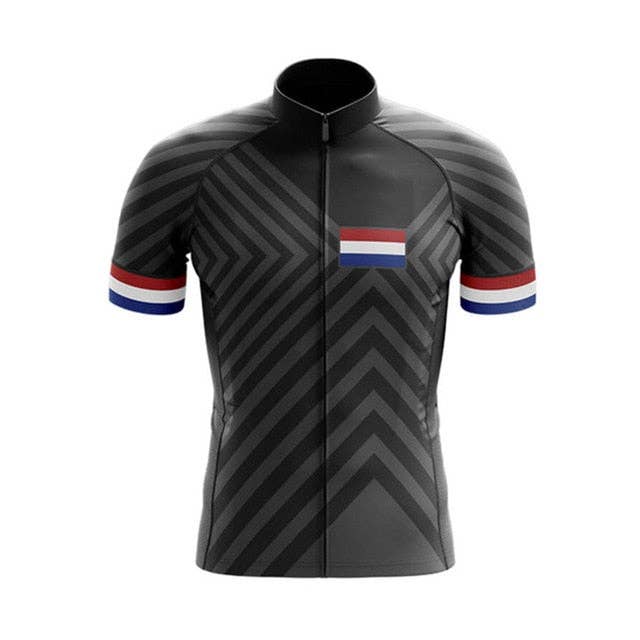 Netherlands Men's Cycling Jersey Bib Short Kit for wholesale on Faire7