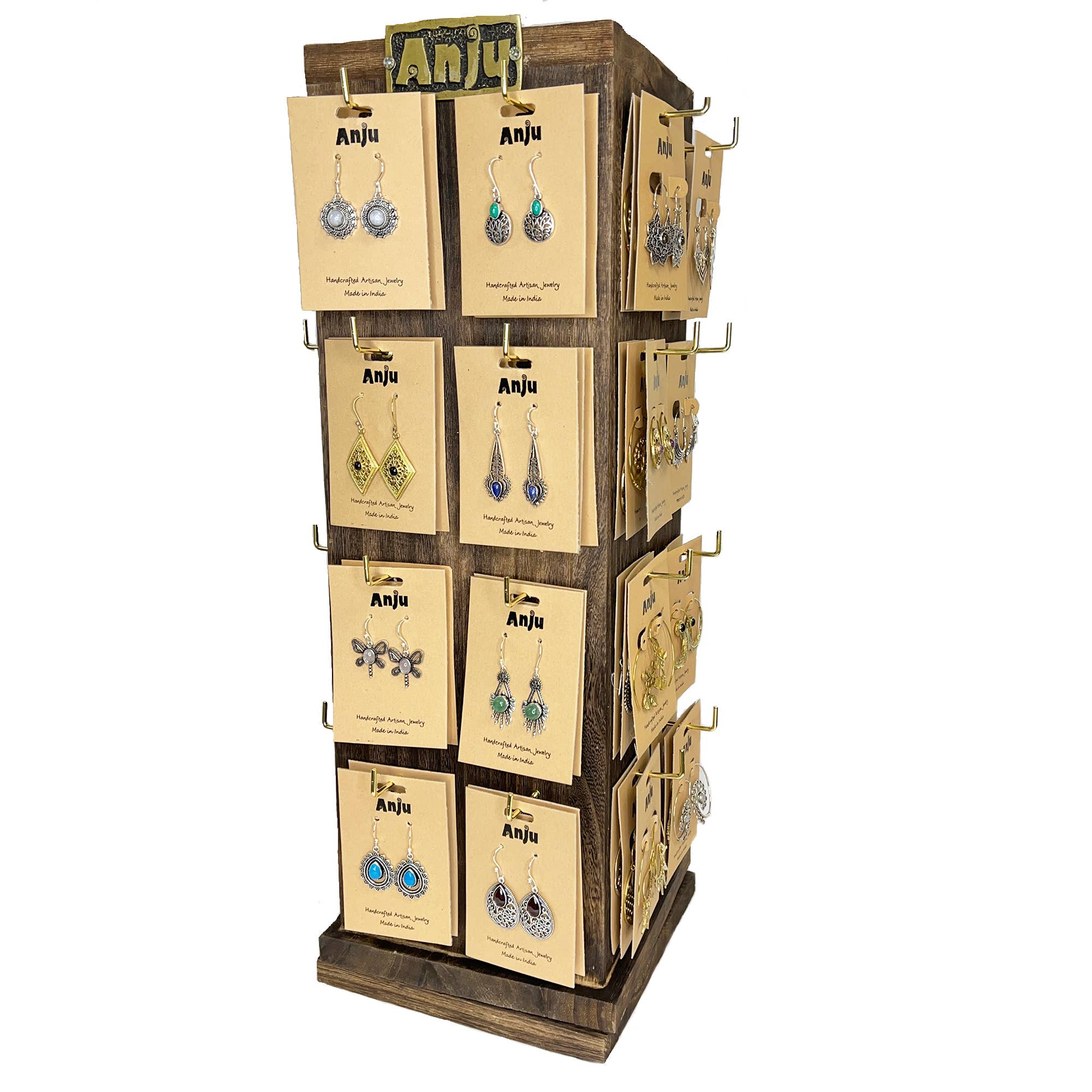 Anju Jewelry – wholesale Jewellery set – Tanvi Earrings Prepack - 128 Pairs and Display (Free Offset)0