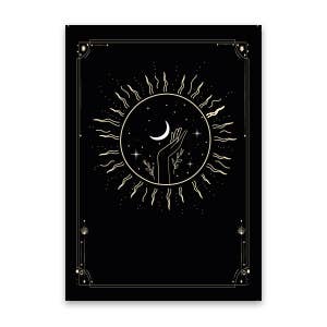 Sansira Jewelry - Vendita all'ingrosso Bracciale in tessuto/intrecciato - Braccialetto Nastro Testo Biglietto d'auguri Sole & Luna2