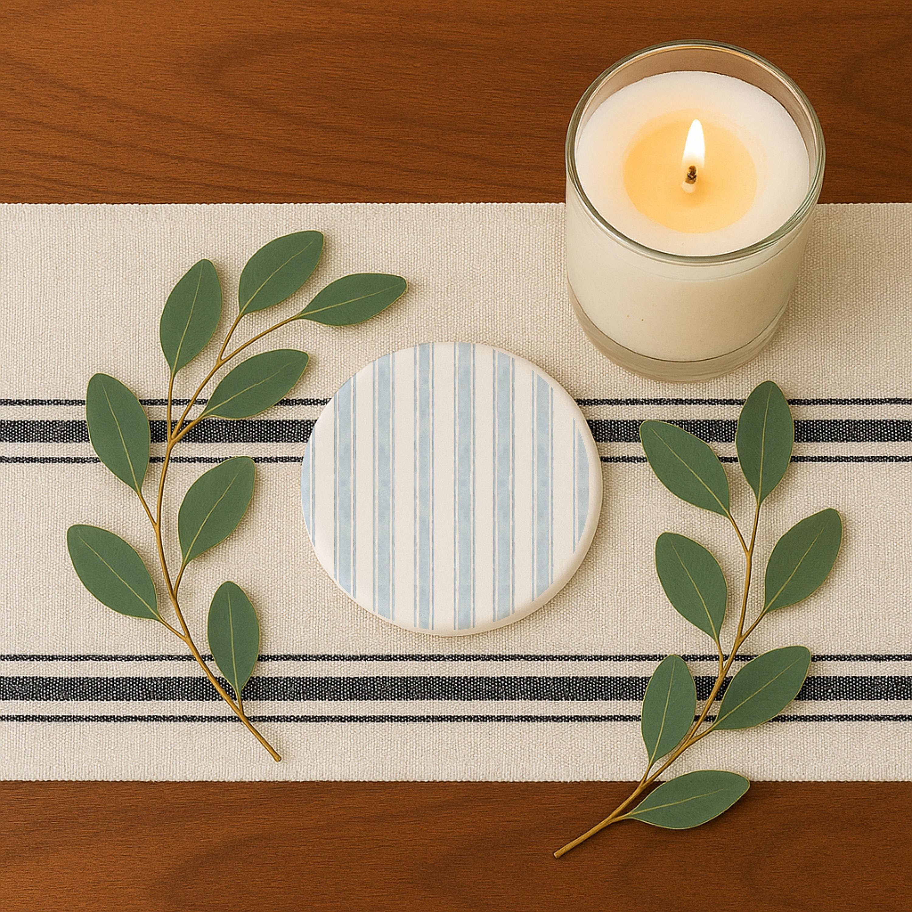 Gia Roma - Wholesale Decorative Tabletop Object - Blue Country Coaster Elegant Grandmillennial Blue Home Decor19