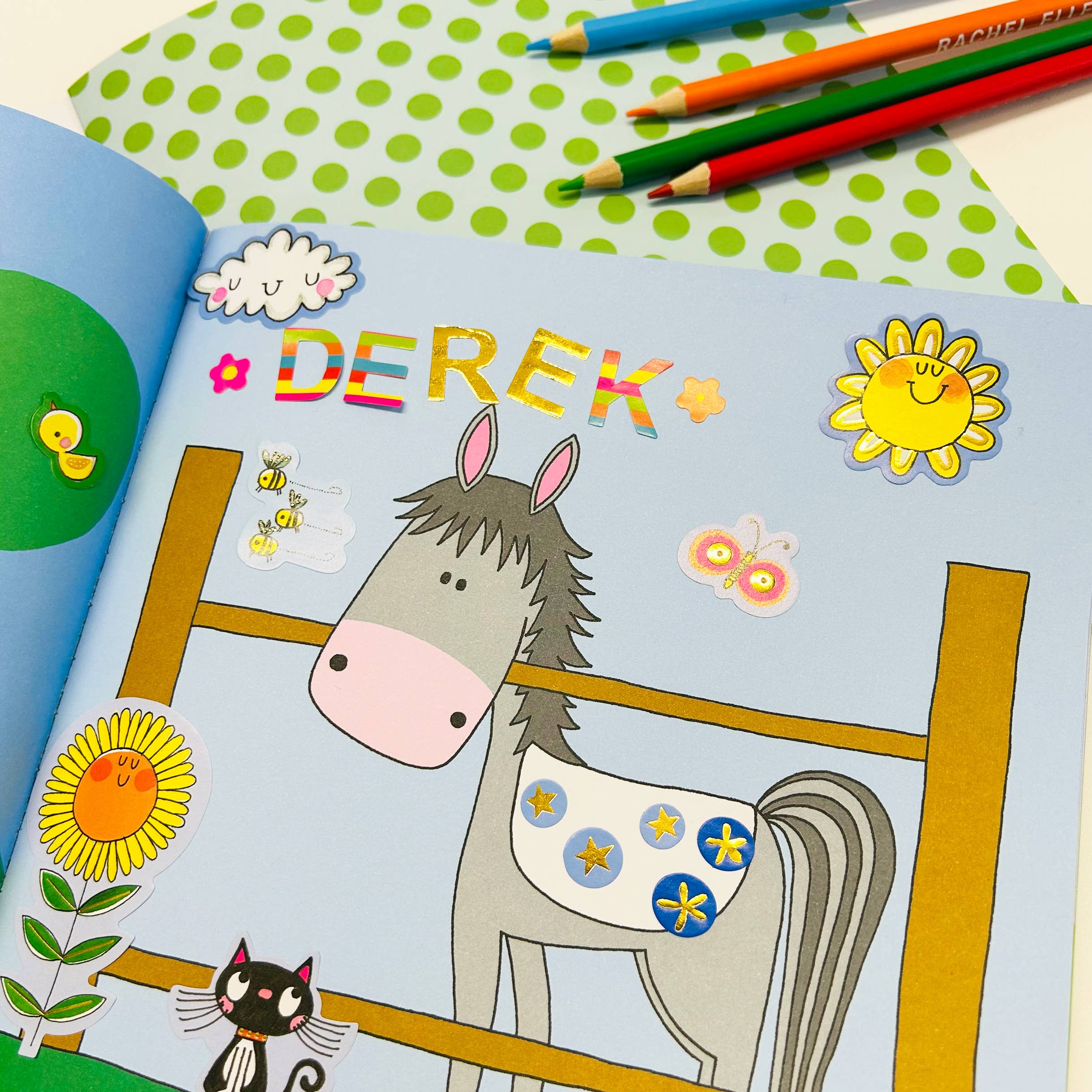 Rachel Ellen Designs – wholesale Sticker – Child & baby – Sticker Scene Activity Books - On The Farm1