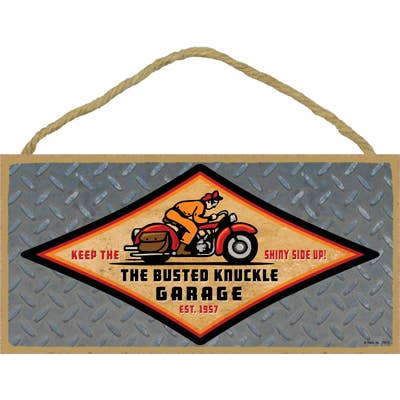 Busted Knuckle Garage - Houd de glimmende kant naar boven! voor wholesale door SJT Enterprises, Inc.