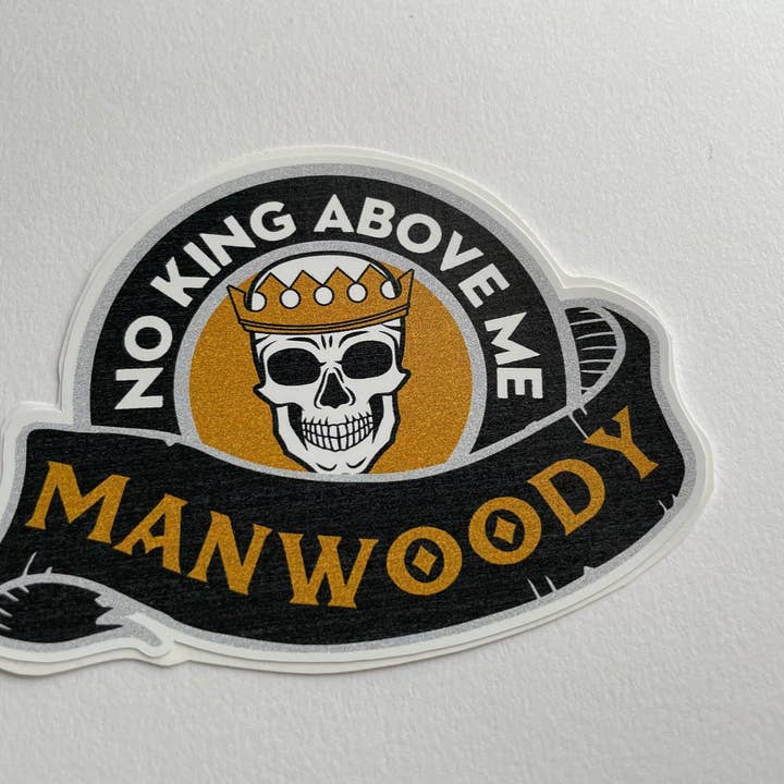 Fox and Brambles - Wholesale Sticker - Skull Kings Medieval Vinyl Sticker