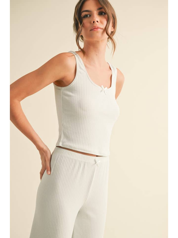 KIMBERLY C - Venta al por mayor Camiseta sin mangas - Mujer - Camiseta de Tirantes Punto Calado Lounge10