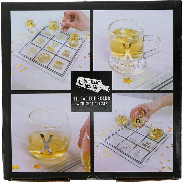 Pavilion - Wholesale Board game - Beer - 9" Shot Glass Tic Tac Toe2