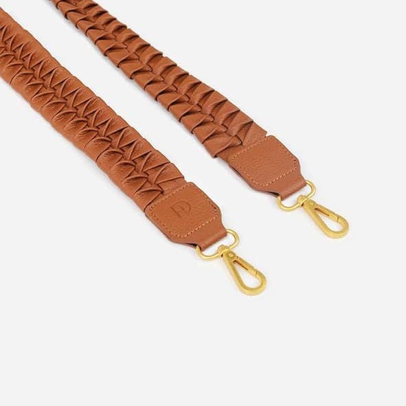 Fawn Design – wholesale Väskremmar – Dam – Fishtail-flätad rem - Axelrem i konstläder