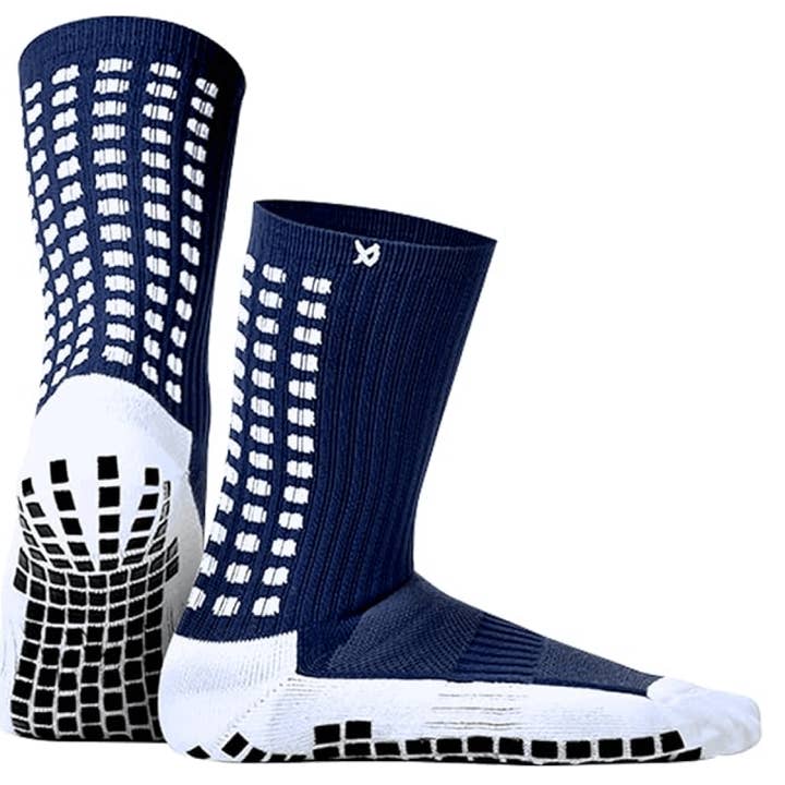 Lux Soccer Grip - Calzino al polpaccio - Blu Navy - Vendita al dettaglio per la vendita all'ingrosso da parte di LUX Sports