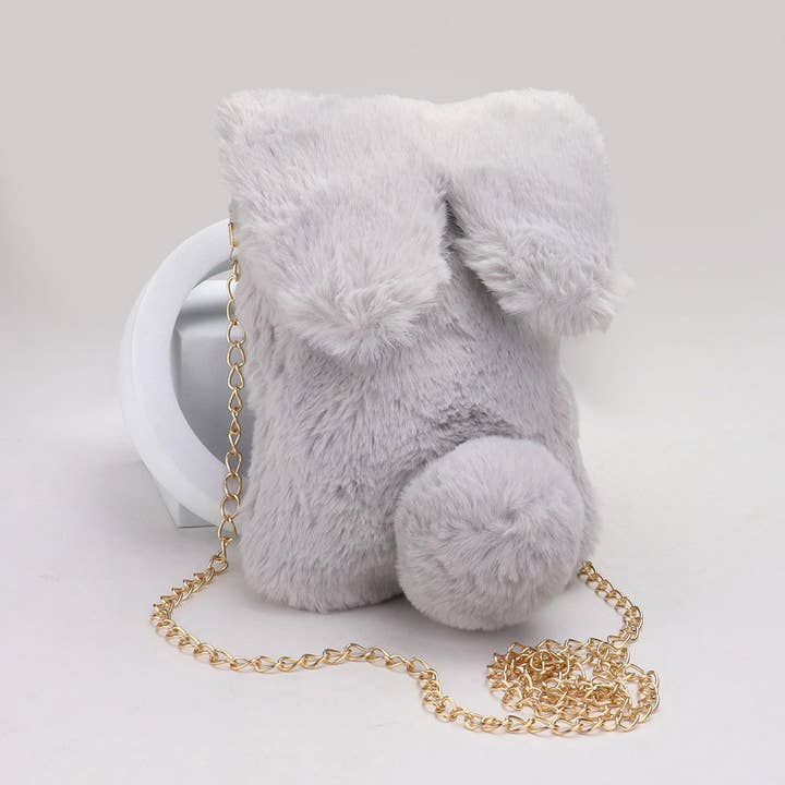 Sensibling Corp. - Wholesale Crossbody bag – Women's - Faux Fur Bunny Clutch / Crossbody Bag