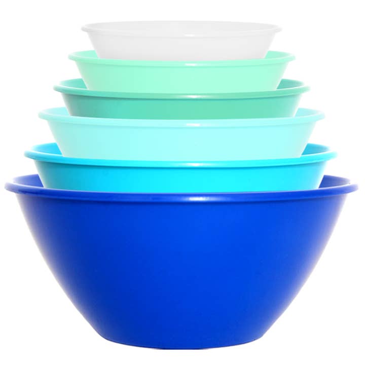 Youngever - Wholesale Mixing Bowl - Youngever 6 Pack Large Plastic Mixing and Serving Bowls
