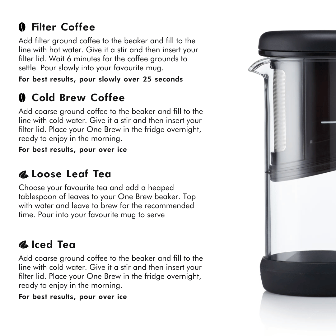 Black One Brew Coffee Maker for wholesale on Faire10