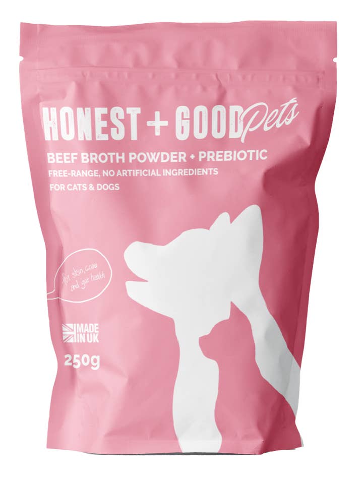 Honest Pets Beef Broth & Prebiotic Powder (Free Range) for wholesale by Honest + Good