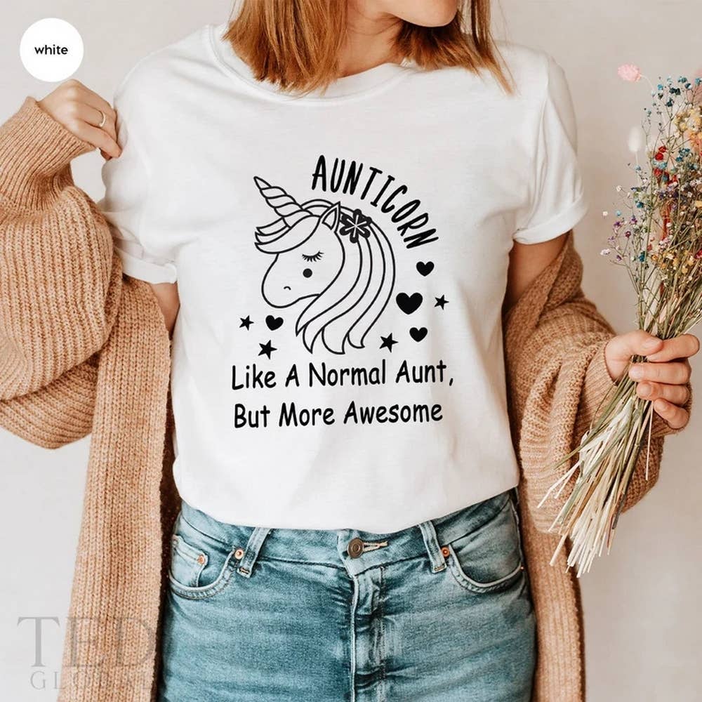Black Aunt Shirt, Aunticorn Shirt, Auntie Shirt, Gift for Aunt, Mo for wholesale on Faire0