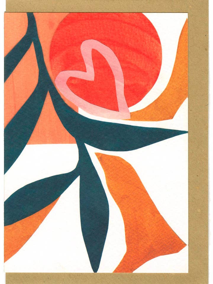 Heart And Sun Card for wholesale by Hot House Collection