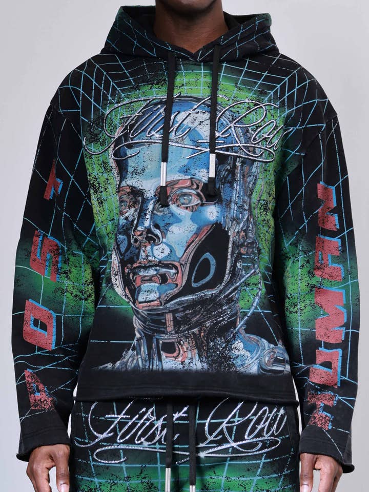 POST HUMAN MATRIX HOODIE for wholesale by First Row
