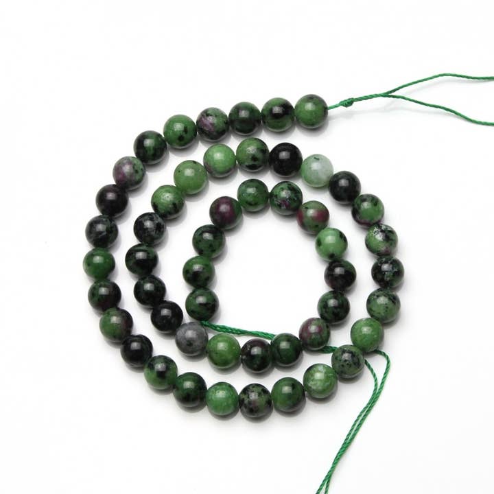 Ruby zoisite, beads for wholesale by UniArt