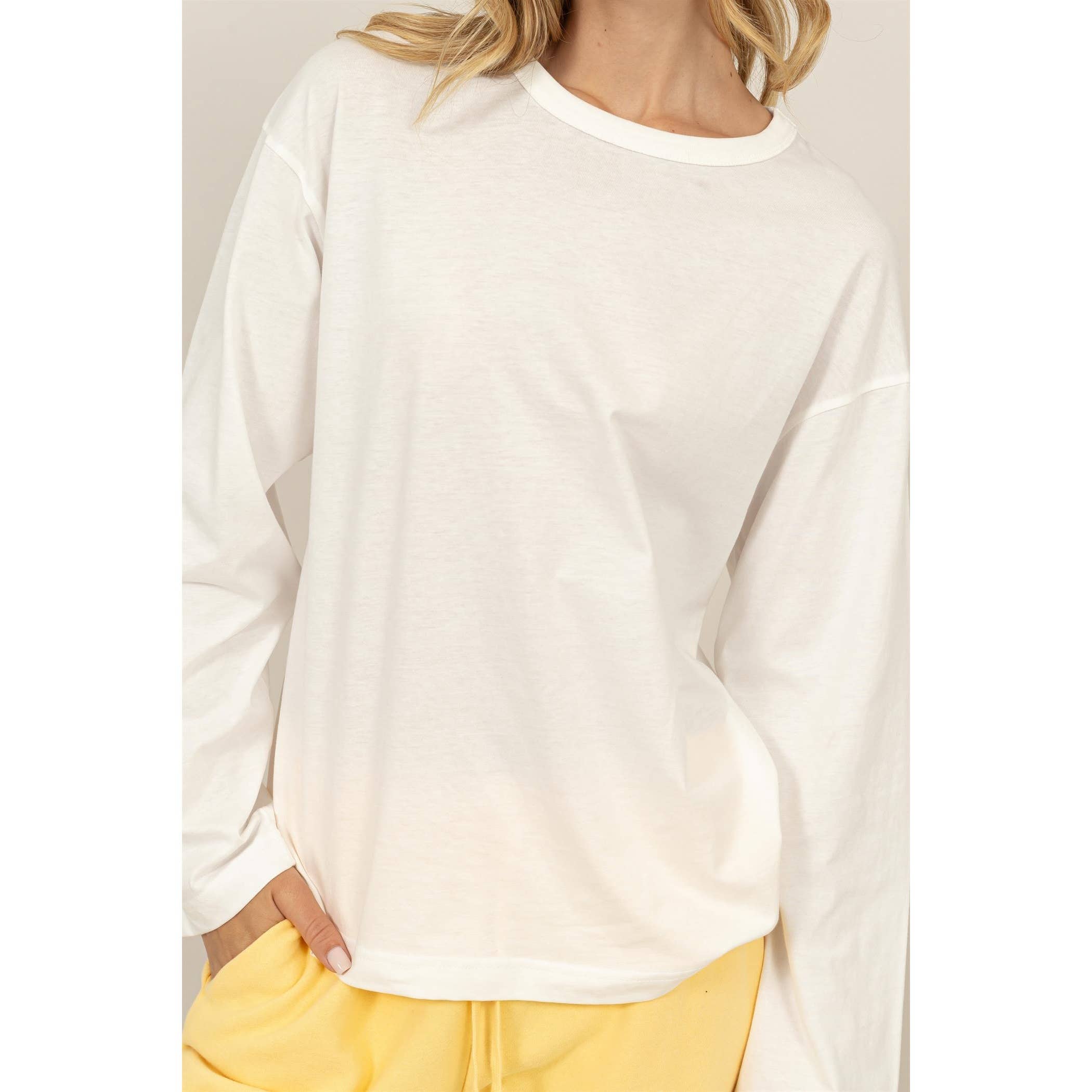 HYFVE – wholesale T-shirt (utan tryck) – Dam – Långärmad T-shirt med rund hals19