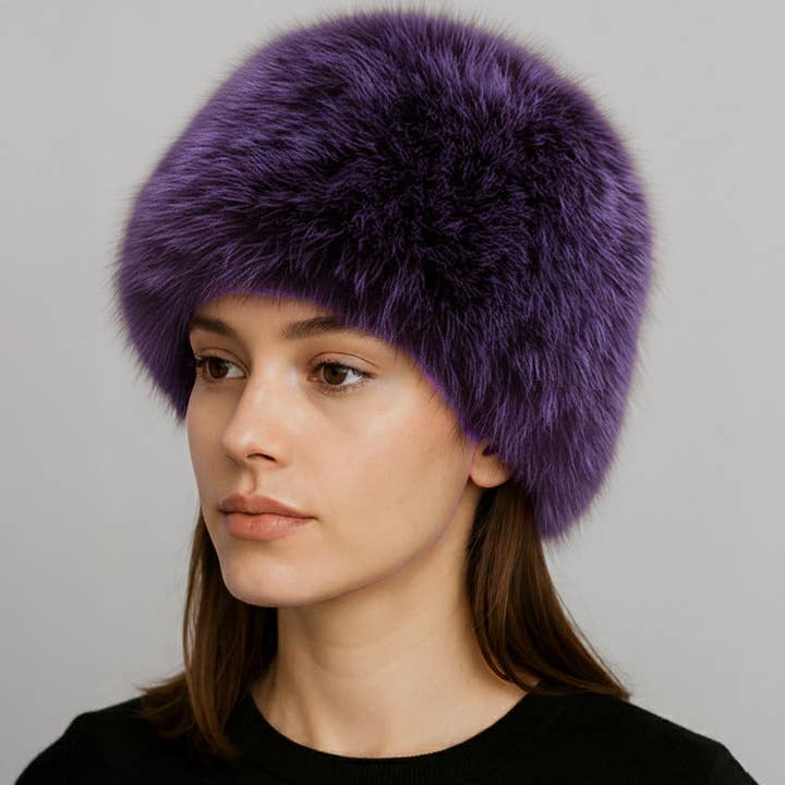 Sensibling Corp. - Wholesale Beanie - Women's - Elegant Plush Faux Fur Winter Hat12