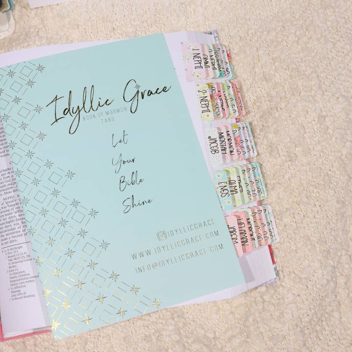 Idyllic Grace - Vente Marque-page - Tablettes dorées du Livre de Mormon Bloom with Grace4