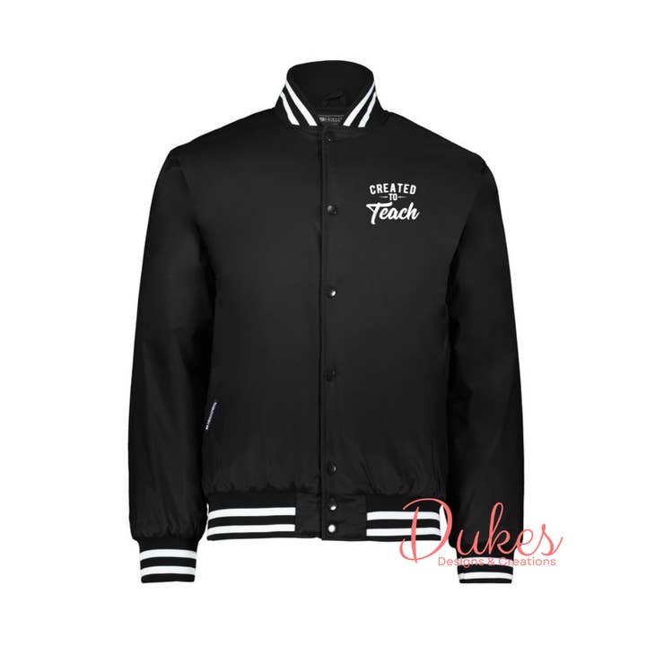 Blouson aviateur en nylon créé pour enseigner pour la vente par Dukes Designs & Creations