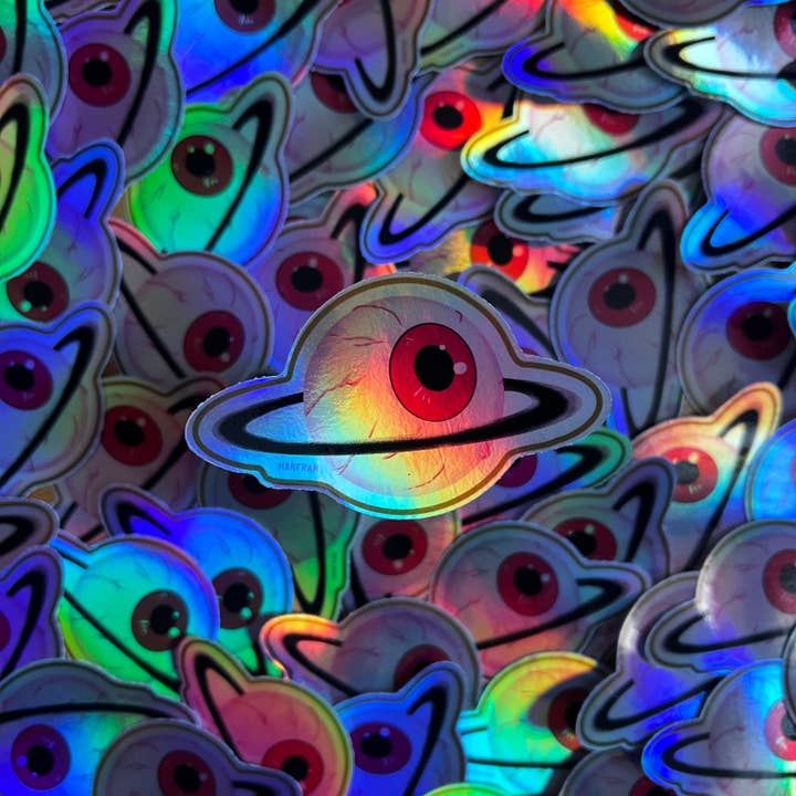 Holografiskt ögonklistermärke för wholesale av HanFran