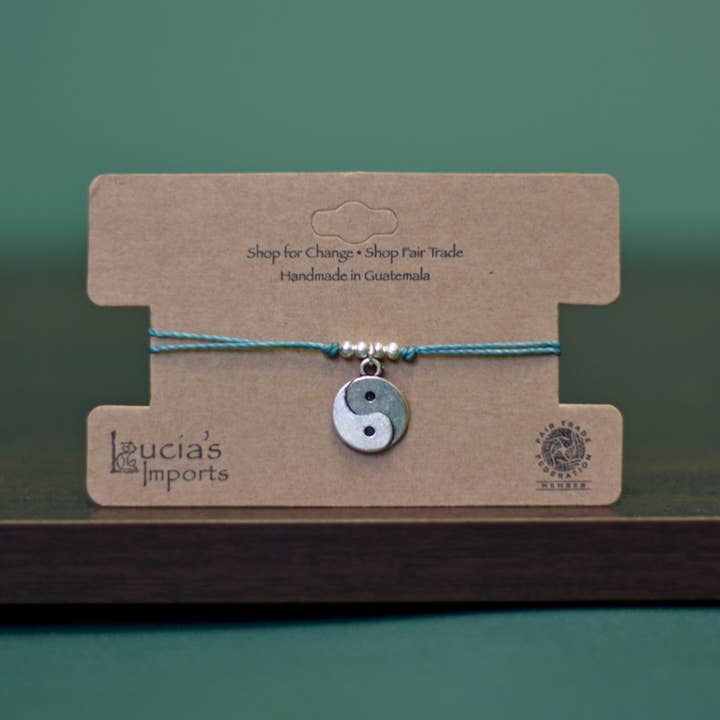 Lucia's Imports - Wholesale Charm/dangle bracelet - Yin Yang String Charm Bracelet (Closeout)5