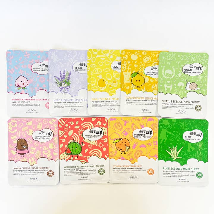 Walana Beauty - Wholesale Skincare Face Mask - PURE SKIN ESSENCE MASK SHEET ASSORTMENT B1