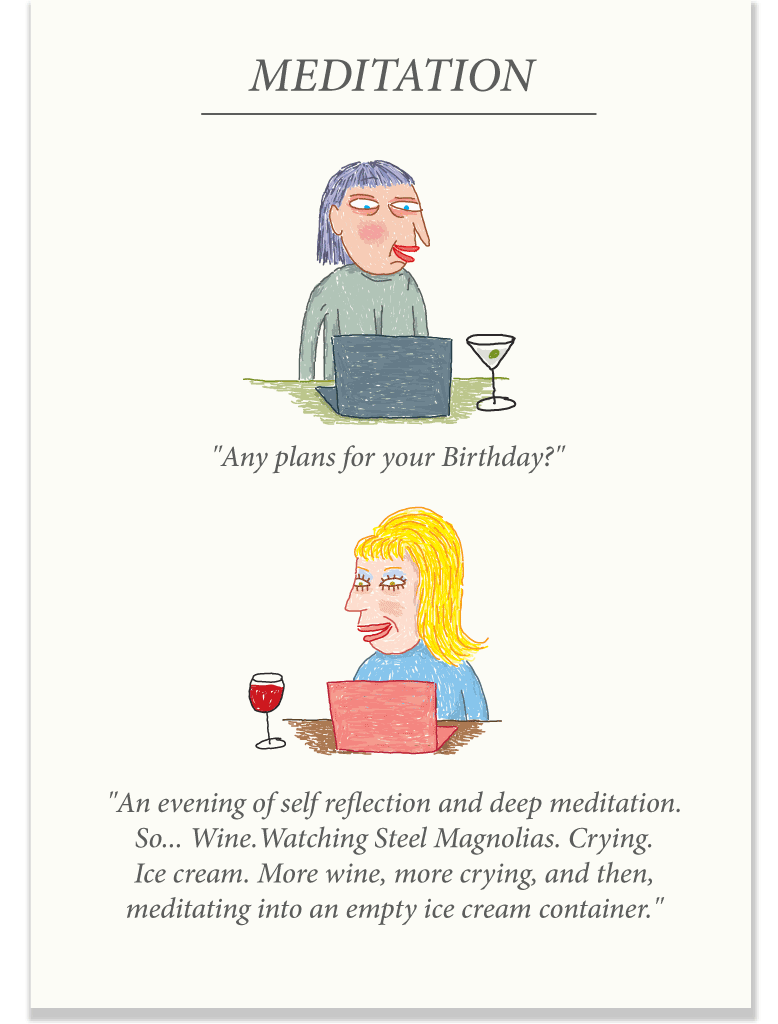 Clayboys Cards – wholesale Birthday card – 1228 Birthday Meditation0