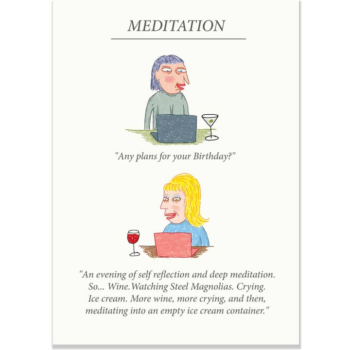Clayboys Cards – wholesale Birthday card – 1228 Birthday Meditation