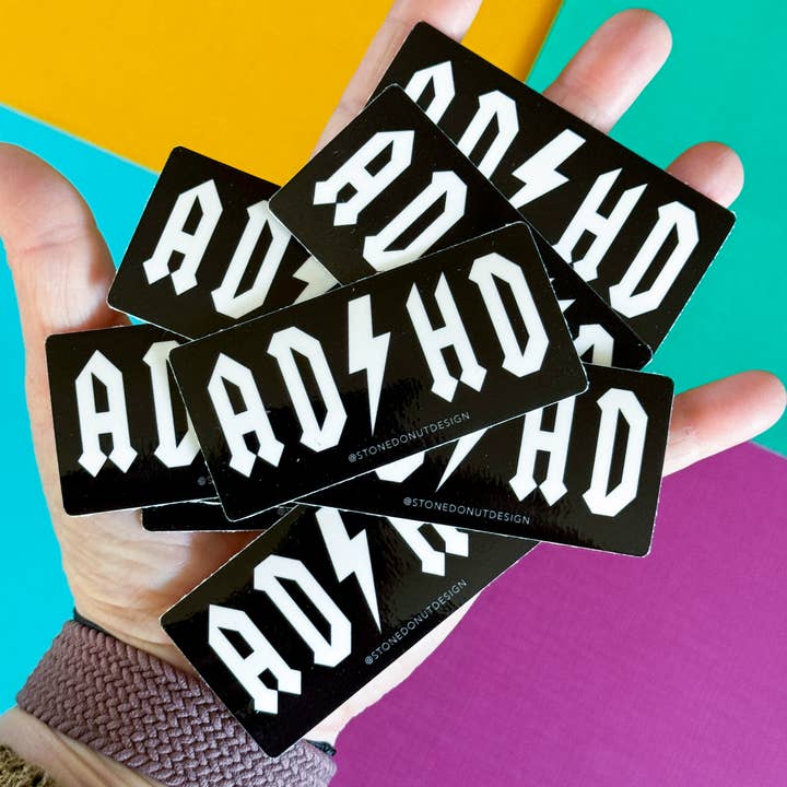 Stone Donut Design, LLC - Wholesale Sticker - ADHD Vinyl Sticker11