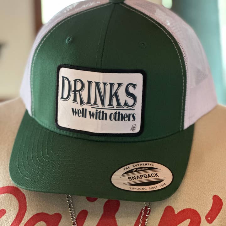Drinks Well With Others Hat (Multiple Color Options) for wholesale by Crooked Halo