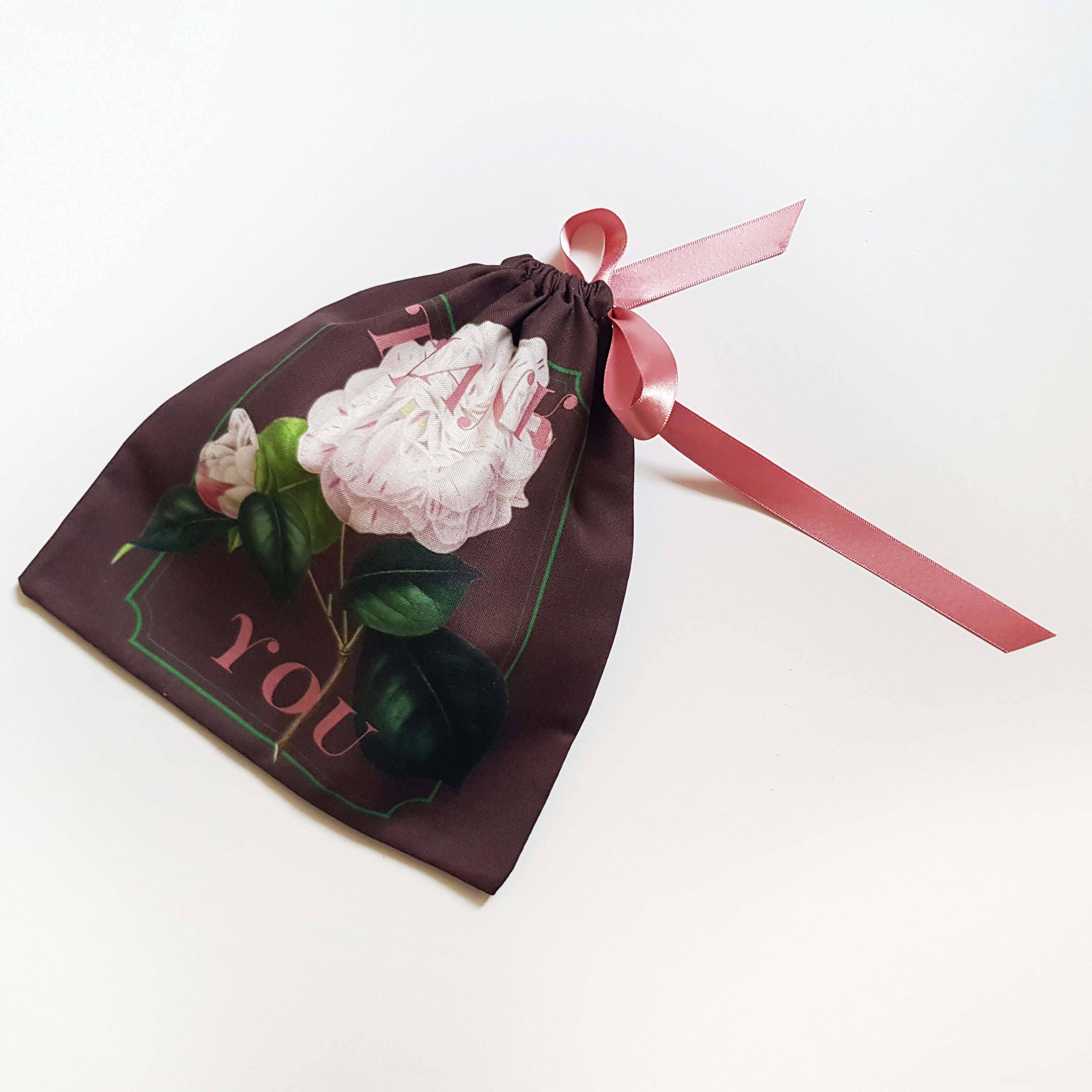 Six Acre Meadow – wholesale Gift bag – Thank You Gift Pouch with Camellia Floral Print4