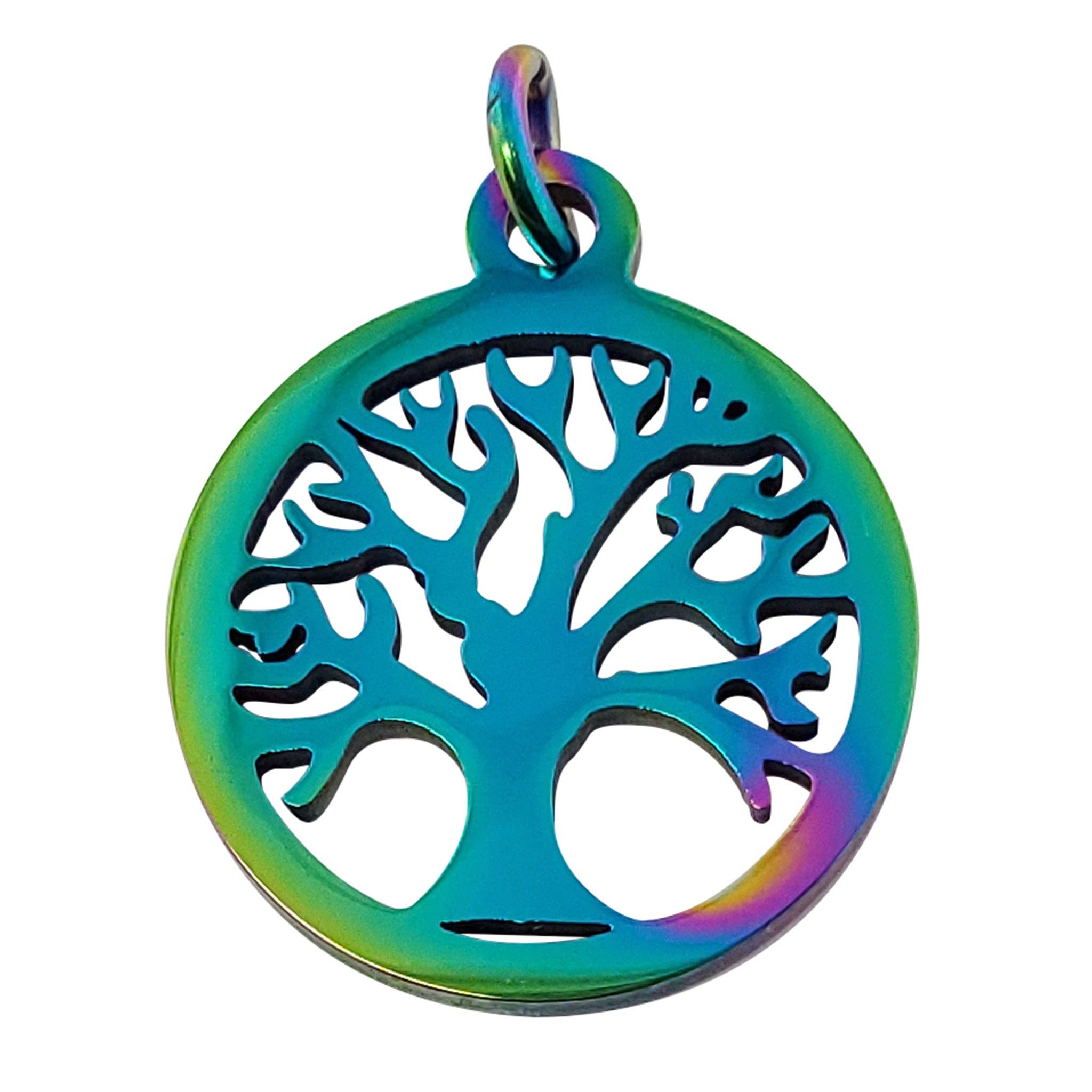 WJW - Wholesale Individual Charm/Pendant - 18K PVD Coated Stainless Steel Tree of Life Charm4