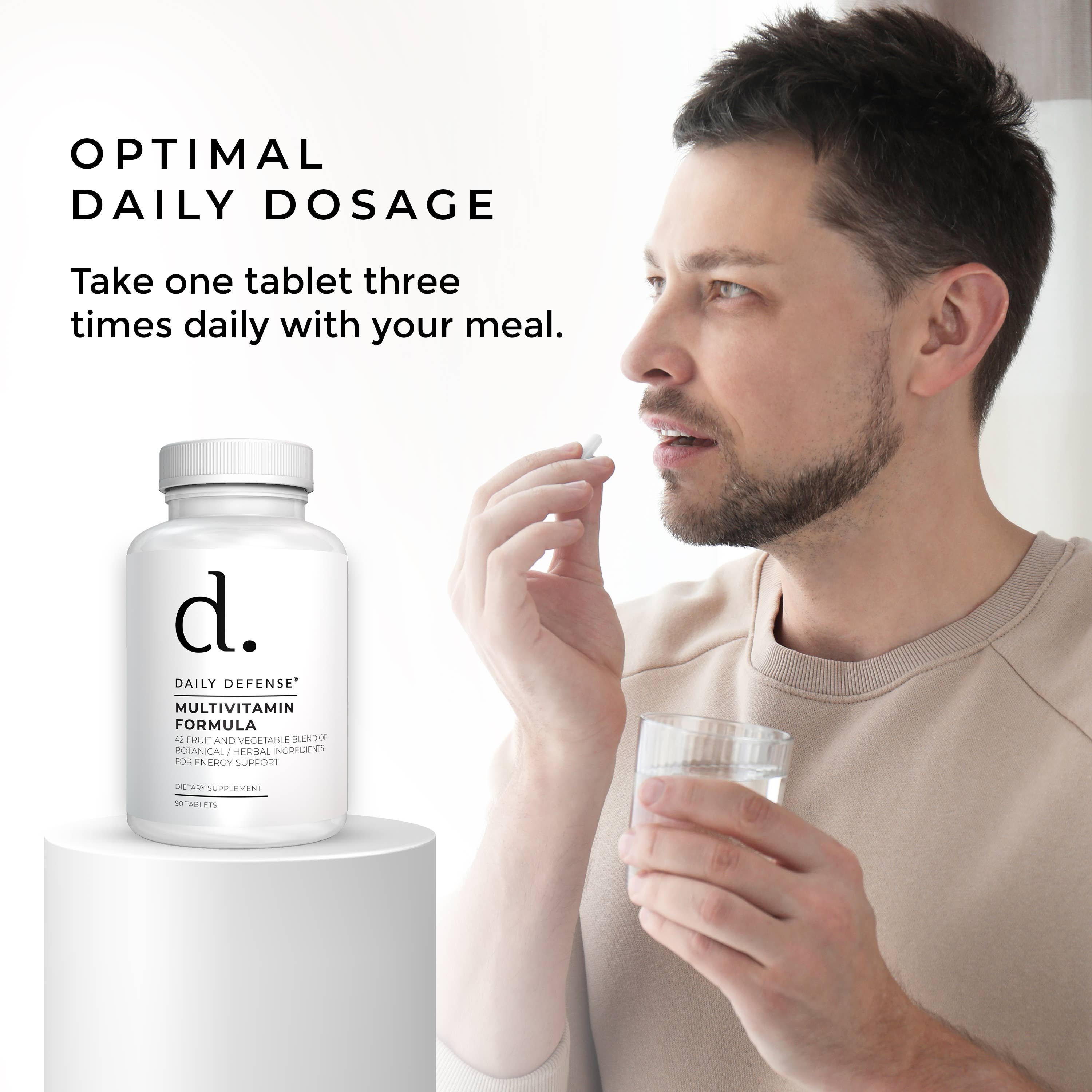 DAILY DEFENSE - Wholesale Oral Supplement/Vitamin - MULTIVITAMIN FORMULA 42 Fruit & Vegetable & Enzymes Blend6