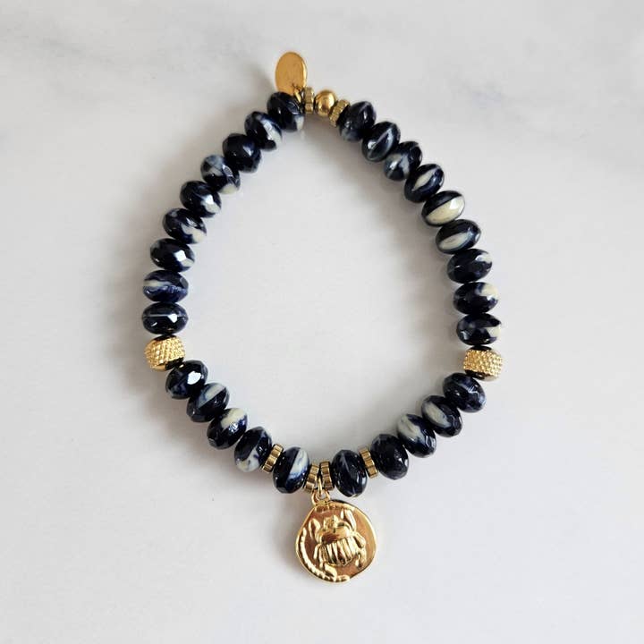 Maya scarab bracelet for wholesale by LITCHI