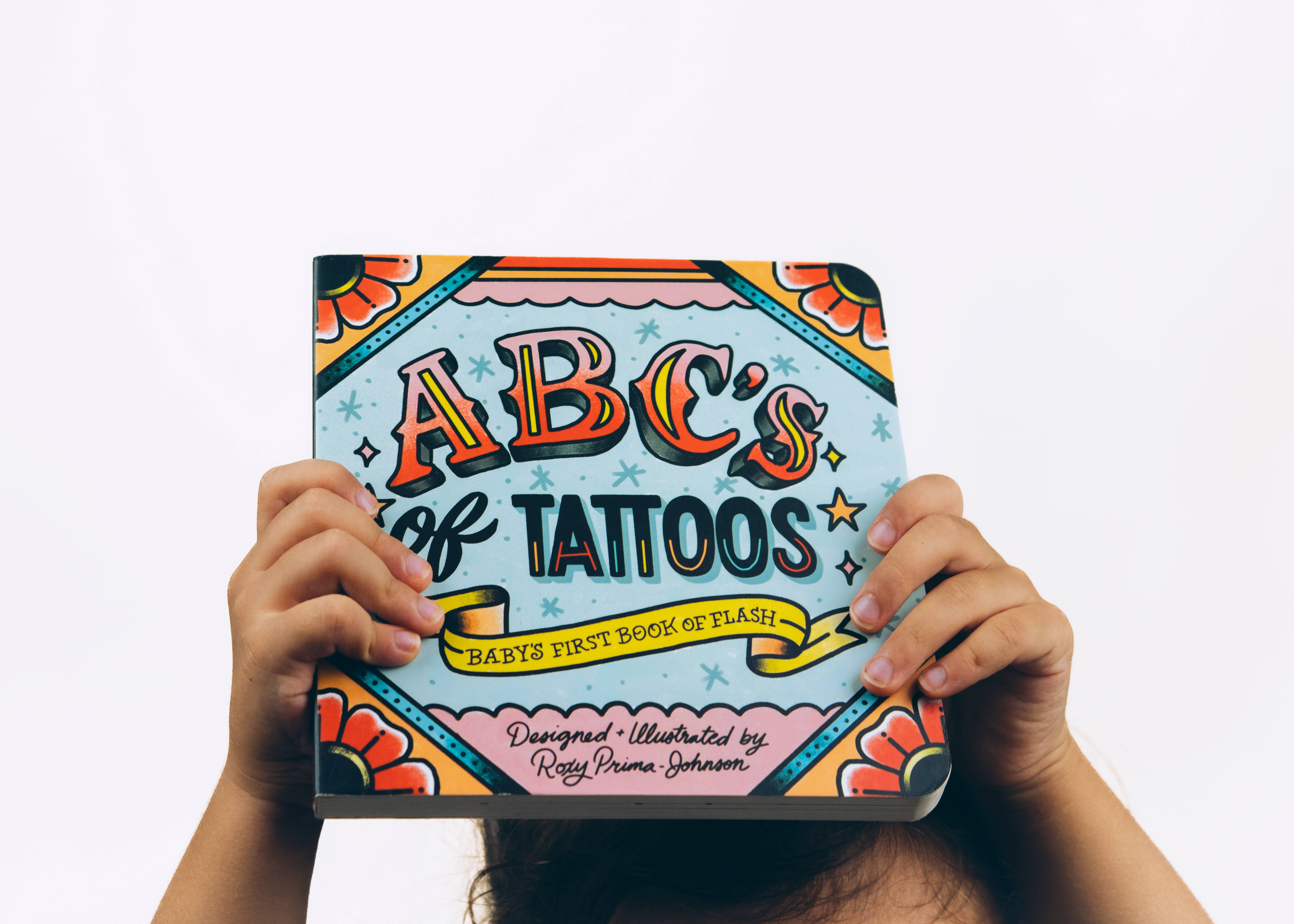 Odd Bird Books - Wholesale Baby & Toddler Book (0-2) - ABC's of Tattoos - Kids Unique Board Book Hard Cover 8
