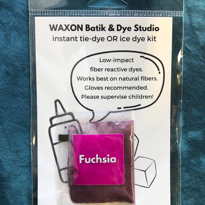 WAXON Batik & Dye Studio - Wholesale DIY Craft Kit - Quick & Easy Dye Kit, Postcard-sized, for Ice Dye or Tie-Dye