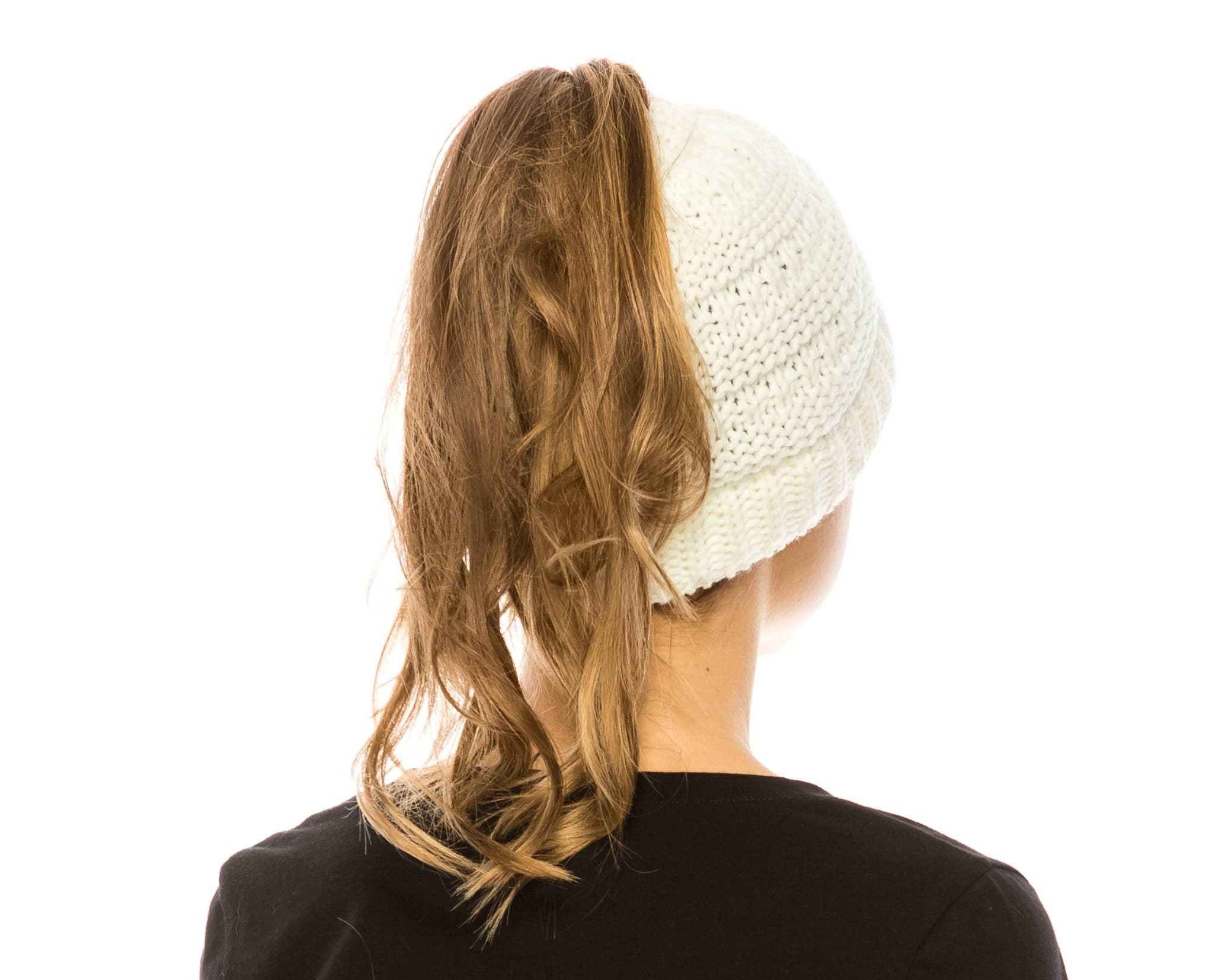 DNMC - Wholesale Beanie - Women's - Messy Bun Ponytail Beanie - 5 Colors!2