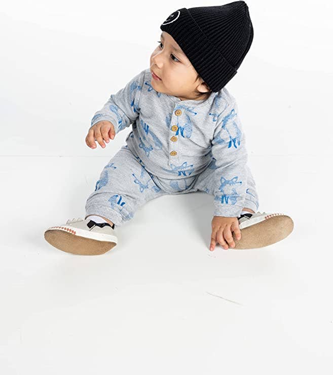 Funky Junque - Wholesale Beanie - Kids - Baby Infant Smiley Beanie - Black3