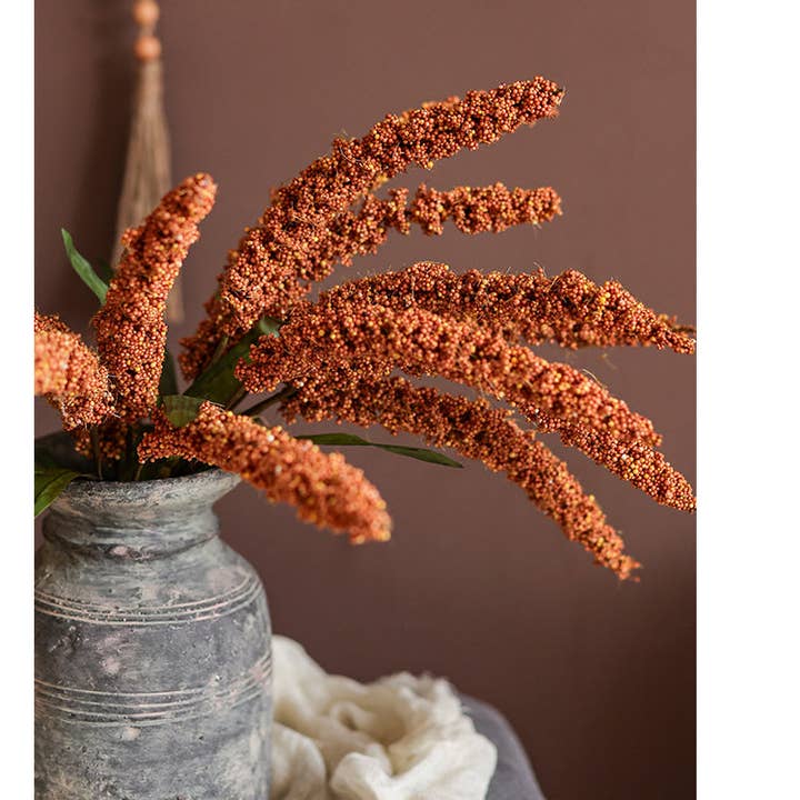 Rustic Reach - Wholesale Artificial Plant - Artificial Millet Bundle 19" Tall