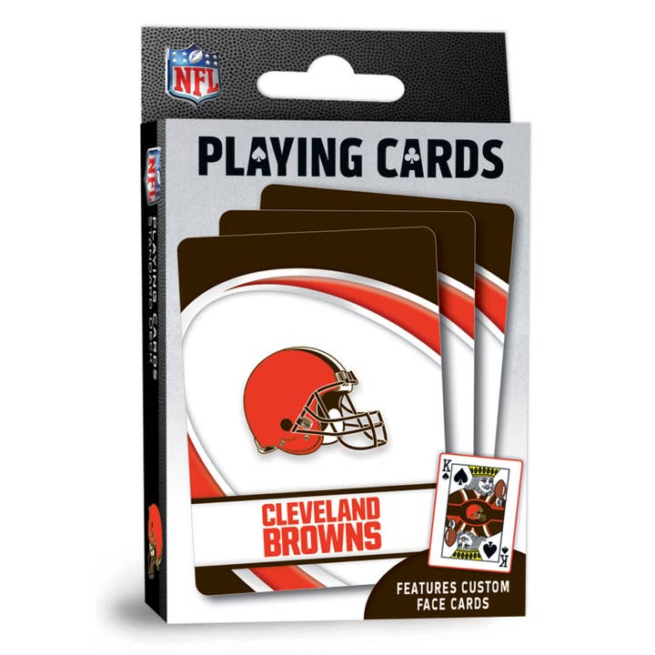 Cleveland Browns Playing Cards for wholesale by Masterpieces Puzzles