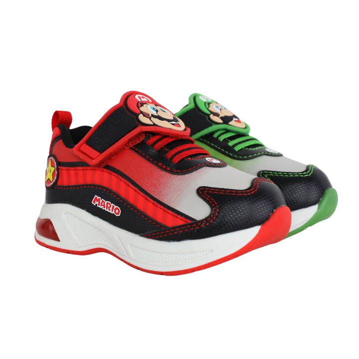 Ground Up - Wholesale Lifestyle Sneakers - Kids - Nintendo - Toddler Boy's Lighted Athletic