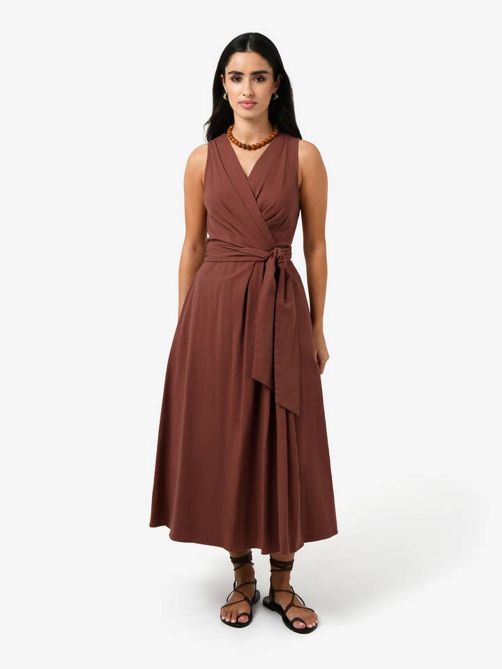 Forcast Women's Nattai Crossover Dress for wholesale by Forcast