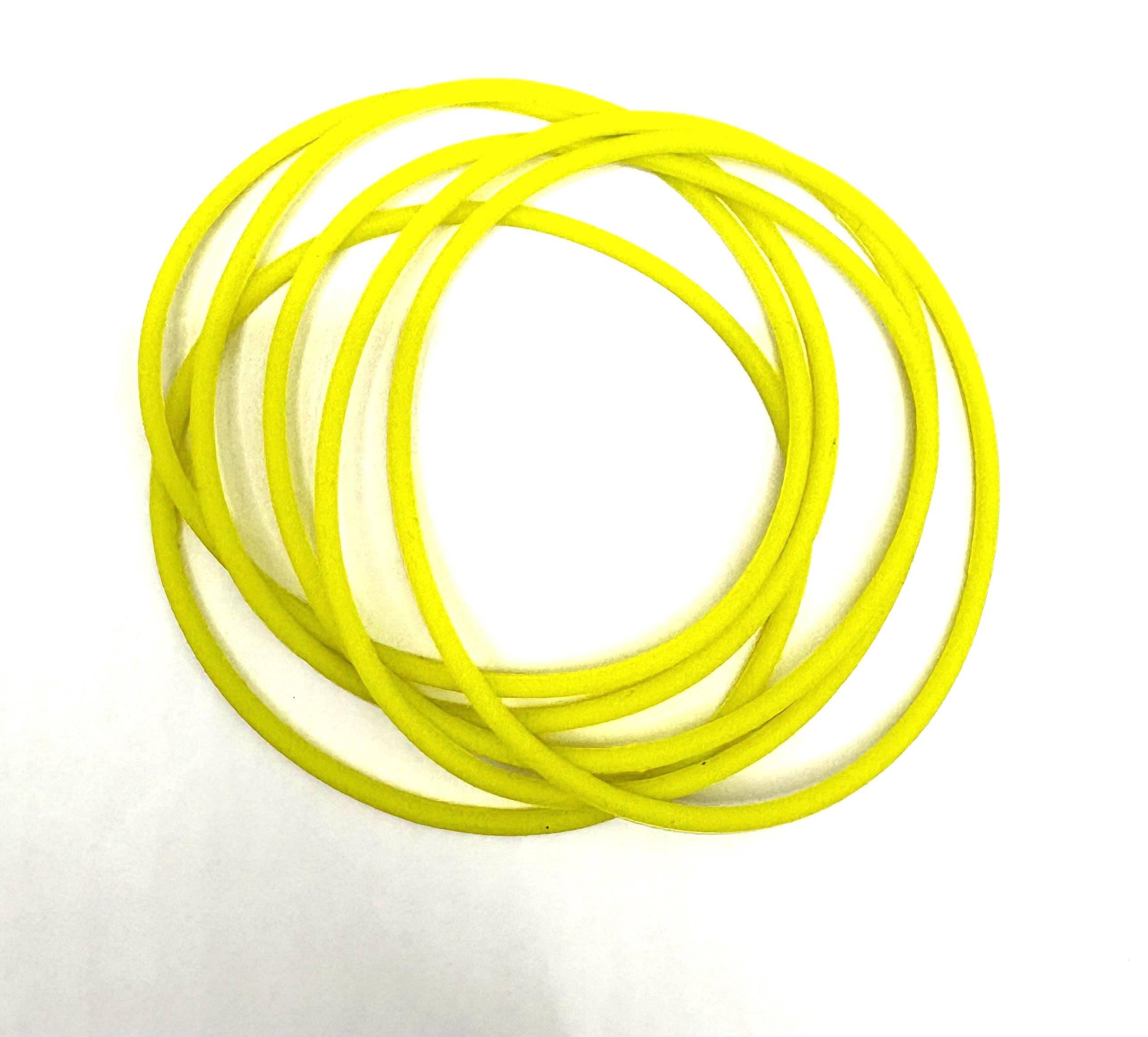 ASAP Craft Supplies - Wholesale Jewelry Set - Women’s  Silicone Jelly  Bracelet - Stackable - set of 6 - size 7.5”1