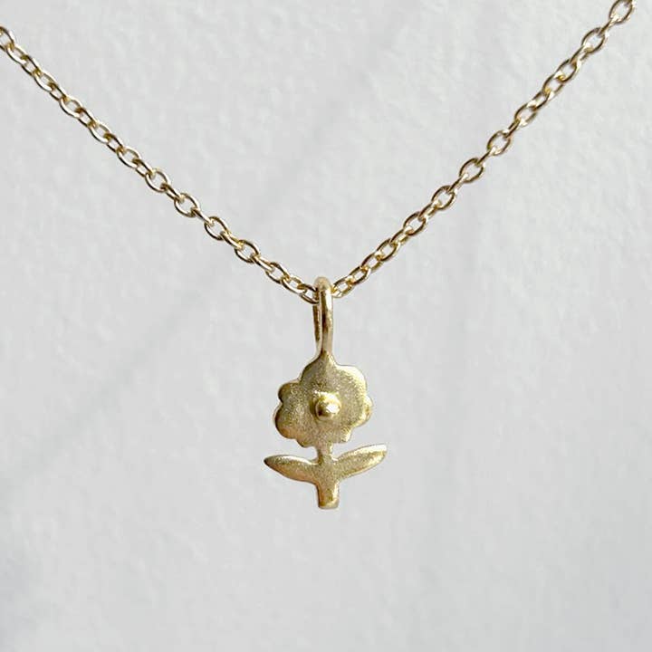 Bohemia Design - Wholesale Halskettinghanger - Gouden madeliefje ketting