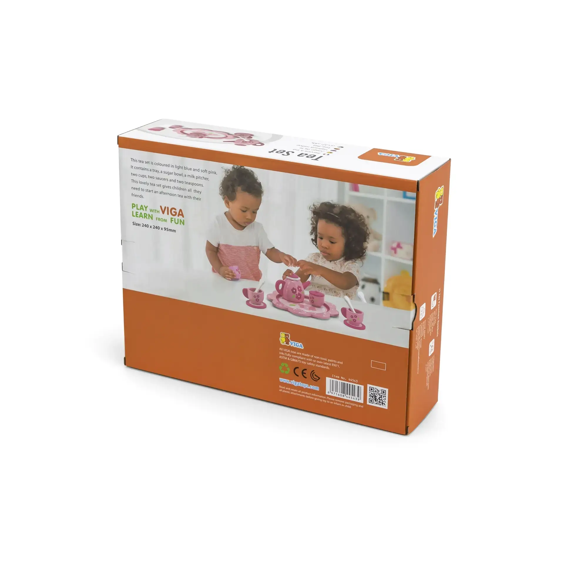 Trade Toys Limited - Wholesale Toy Feeding Set - Kids - Viga Pink Tea Set7