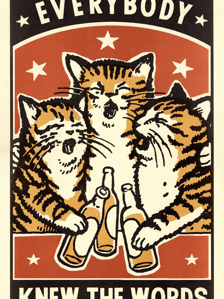 Conosceva Le Parole Stampa per la vendita all'ingrosso da parte di Ravi Zupa Arts