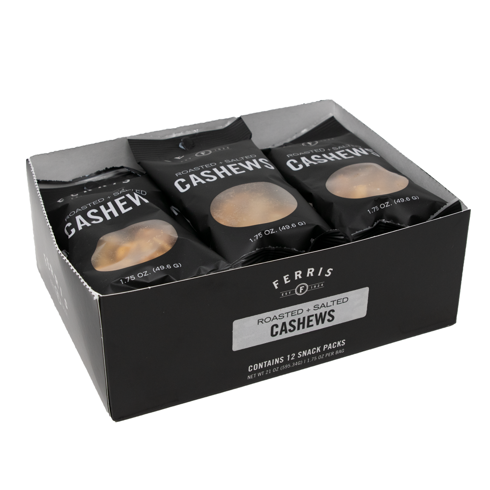 Ferris Coffee & Nut Co. - Wholesale Nuts - Cashews (Roasted Salted) 1.75 oz.2