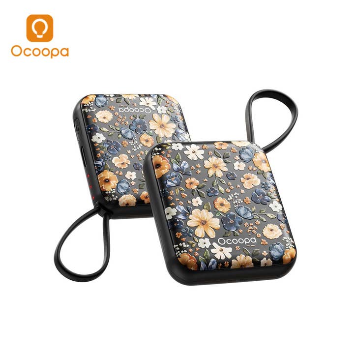 Ocoopa UT5 Nano Floral Herbruikbare Handwarmer voor wholesale door Ocoopa Rechargeable Handwarmer
