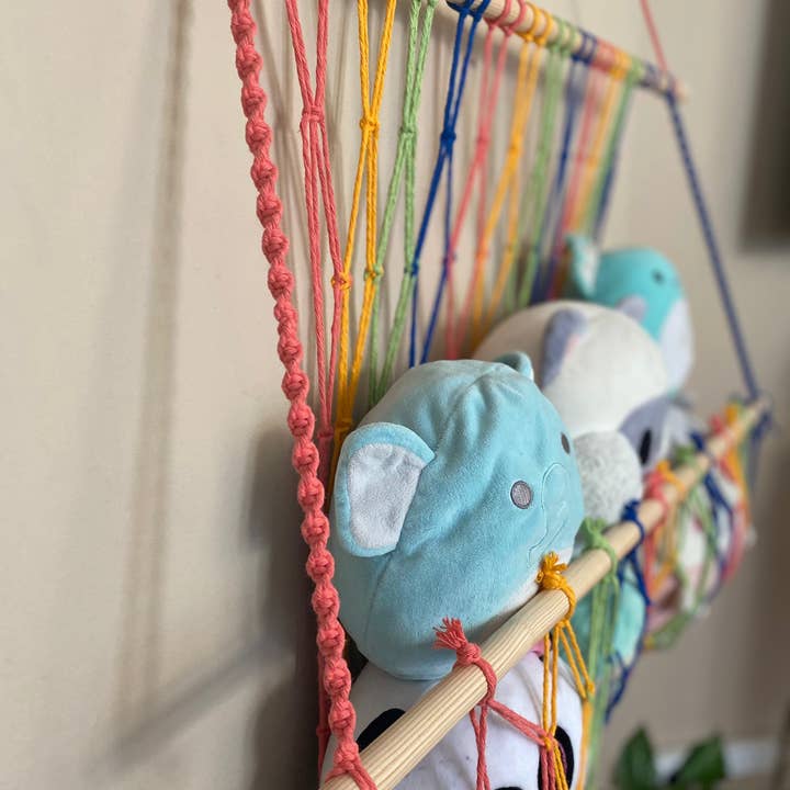 Macra-Made With Love – wholesale Toy storage box – Kids & baby – Macramé Nursery Toy Hammock14