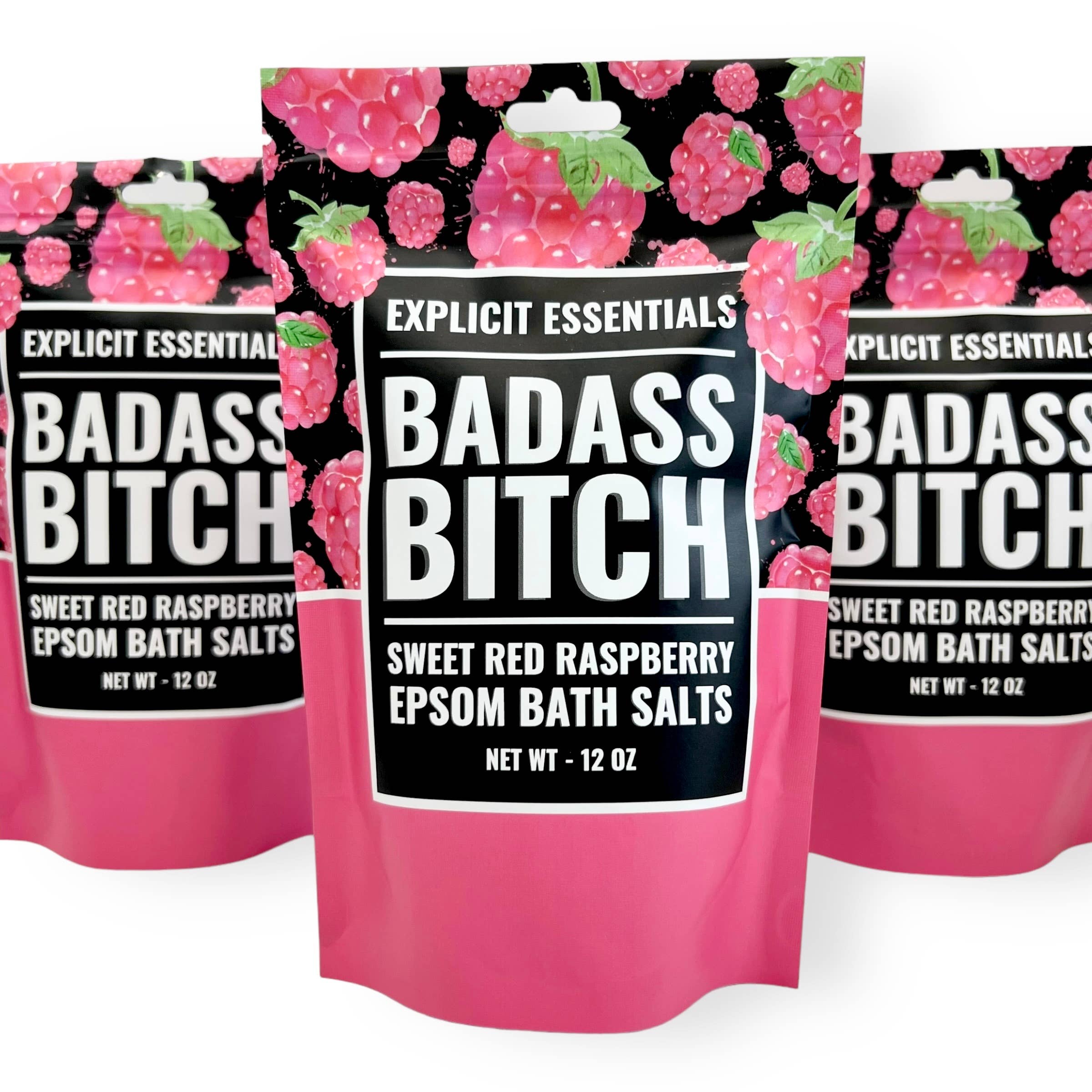 Explicit Essentials - Wholesale Bath Salts - Bad Ass Bitch Bath Salts 12oz Bag   5